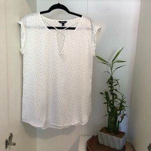 White top with black polka dots from Express (size M)